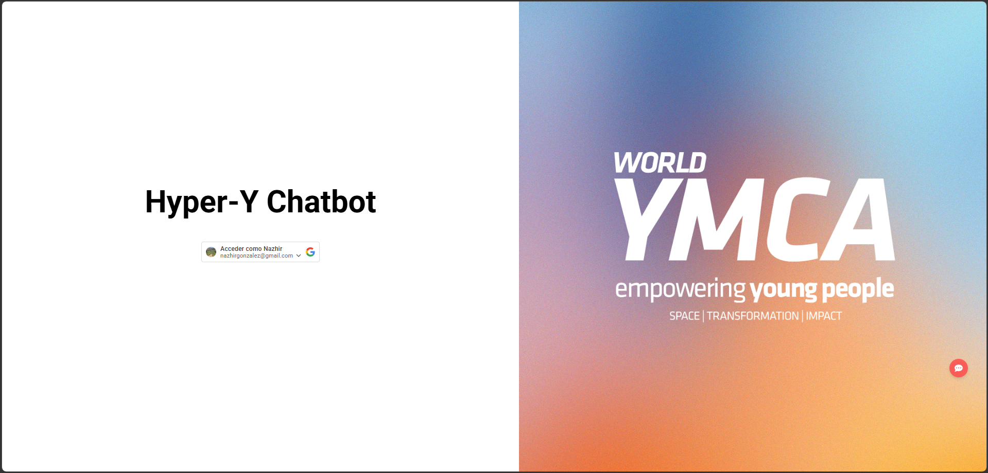 HyperY - Chatbot screenshot