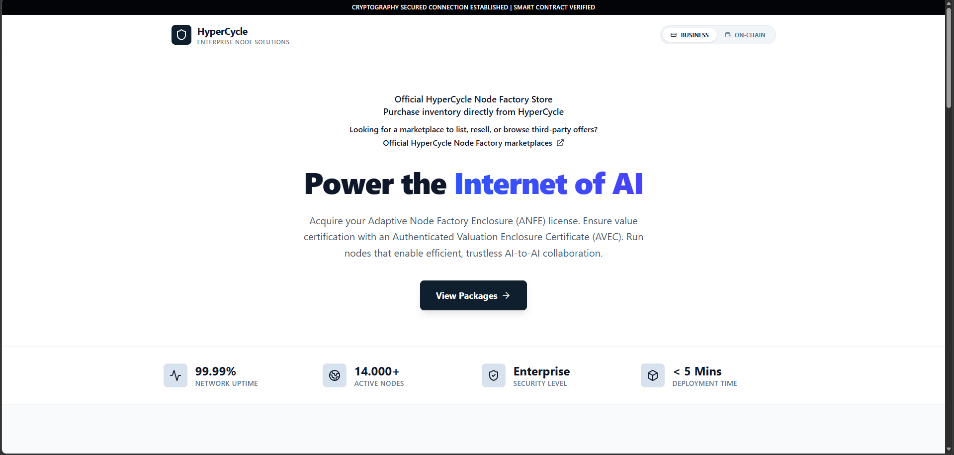 Official HyperCycle Node Factory Store screenshot
